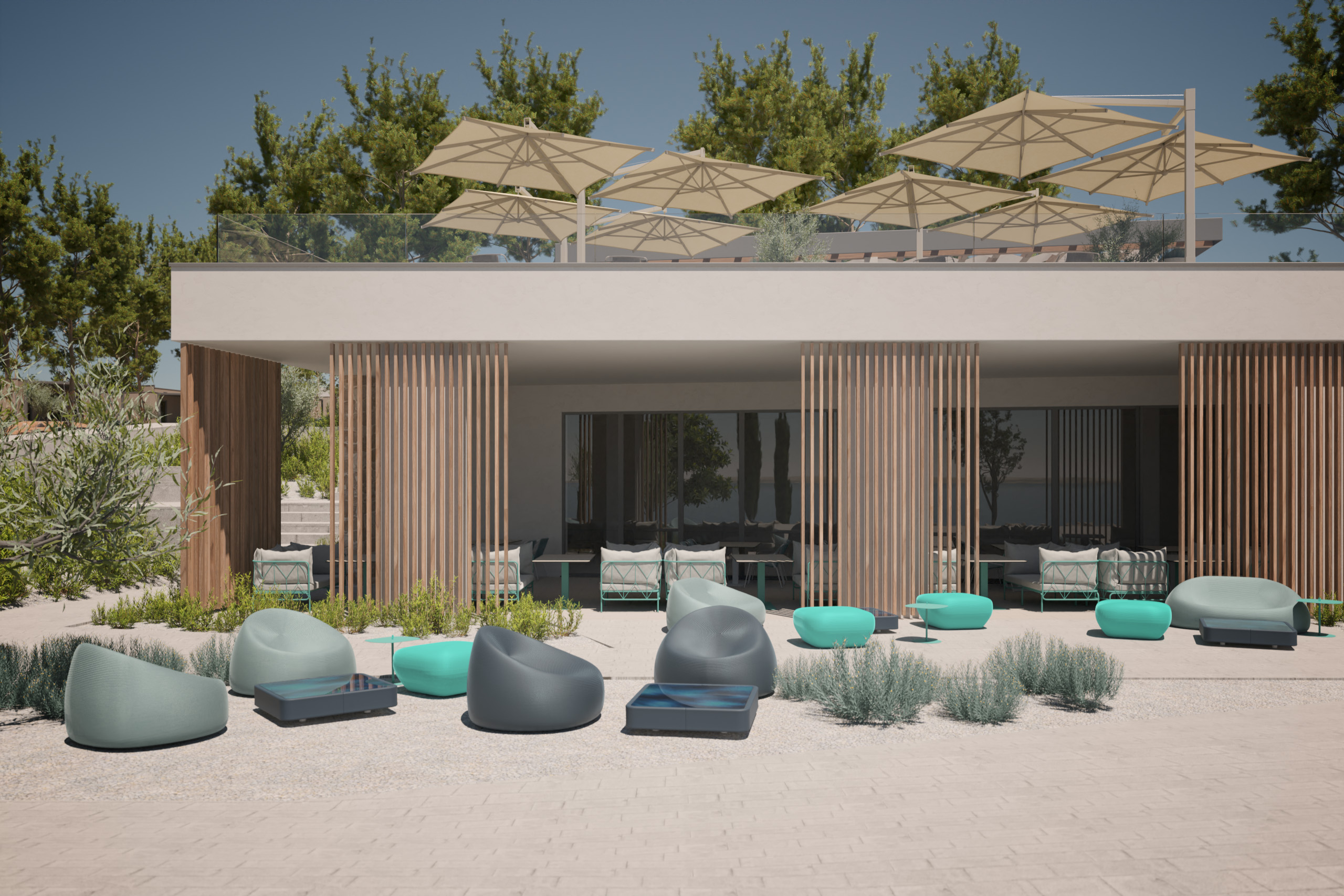 Glamping: Avalona central street food  - Aminess Style Camping Avalona Resort 5*