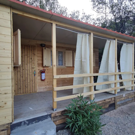 Glampingunterkunft: Bungalow für 4 Personen auf Camping Coccorrocci - Bungalow