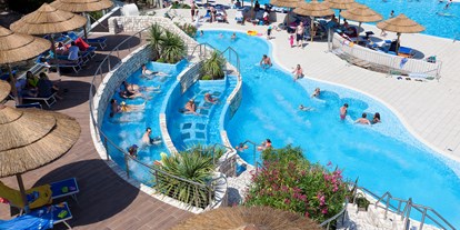 Luxuscamping - Schwimmbad - Mobilheim Torcello Platinum auf Camping Ca' Pasquali Village