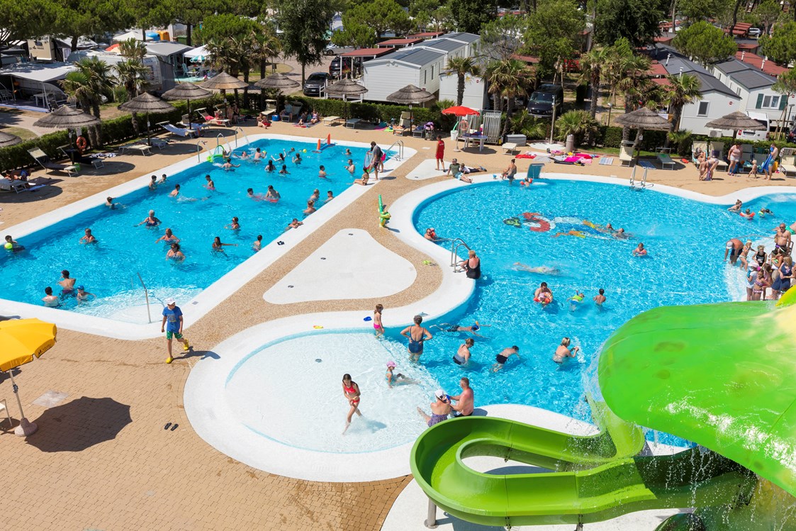 Glampingunterkunft: Schwimmbad - Mobilheim Lido Platinum auf Camping Vela Blu