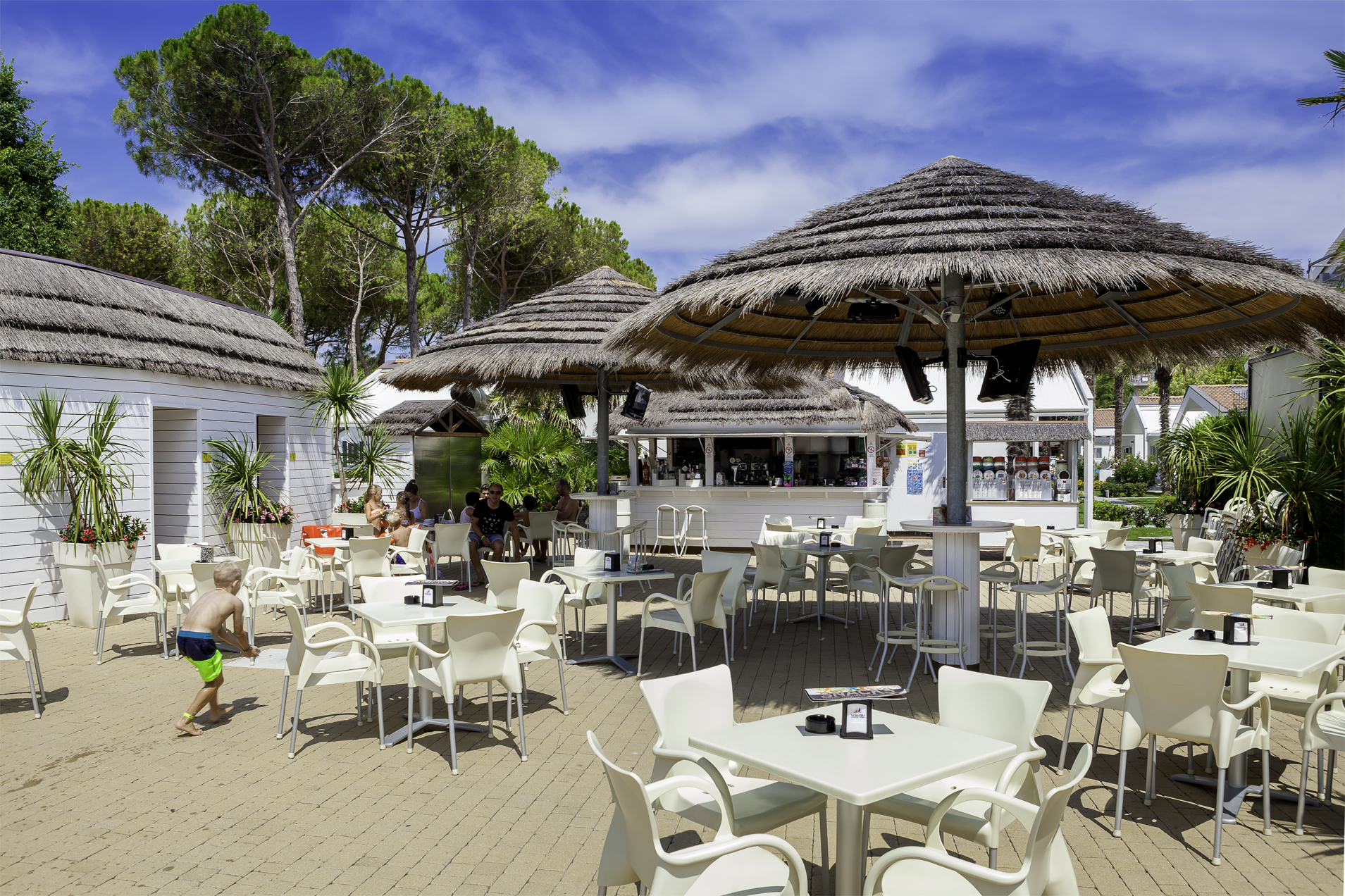 Camping de lujo - TV - Italia - Poolbar - Camping Vela Blu Mobilheim Lido Platinum auf Camping Vela Blu