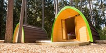 Luxuscamping - Pod Area - Trekking Pod am Waldcamping Brombach