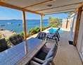 Glampingunterkunft: Lavanda Camping - Luxury Mobile Home mit Pool on the beach - Luxury Mobile Home mit swimmingpool