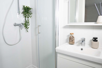 Glampingunterkunft: Bathroom - Premium Tris Mobile Home