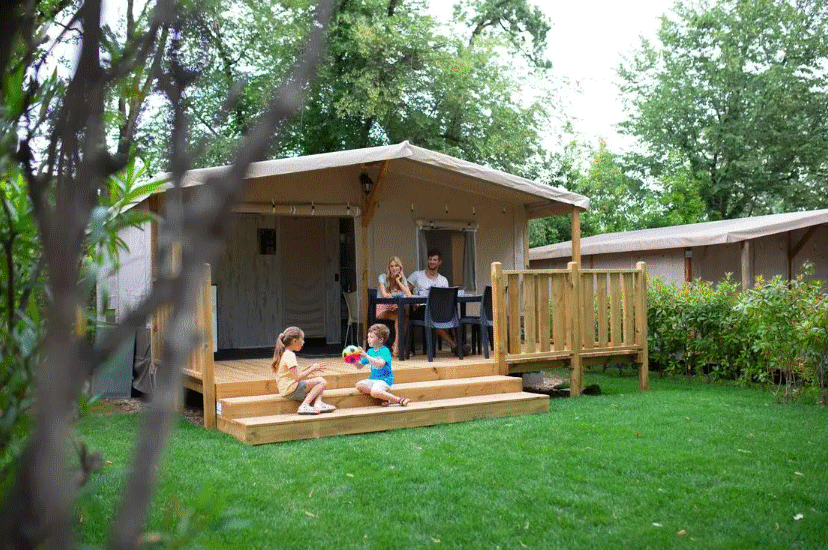 Campeggio di lusso - Gardasee - Europa Silvella - Glamping Unterkünfte  - Camping Europa Silvella