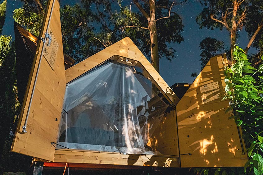 Luxuscamping - Art der Unterkunft: spezielle Unterkunft - Italien - StarsBox in der Nacht - Casa dei Prati Camping Village StarsBox