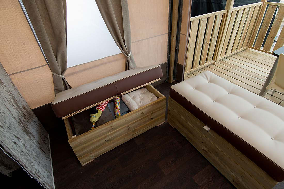 Glampingunterkunft: Camping Village Rocchette - Lodge Tent Spielzeug - Lodge Tent