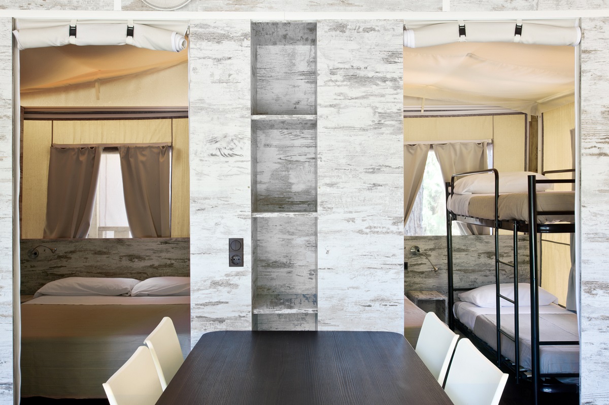 Glampingunterkunft: Camping Village Rocchette - Lodge Tent Schlafräume - Lodge Tent