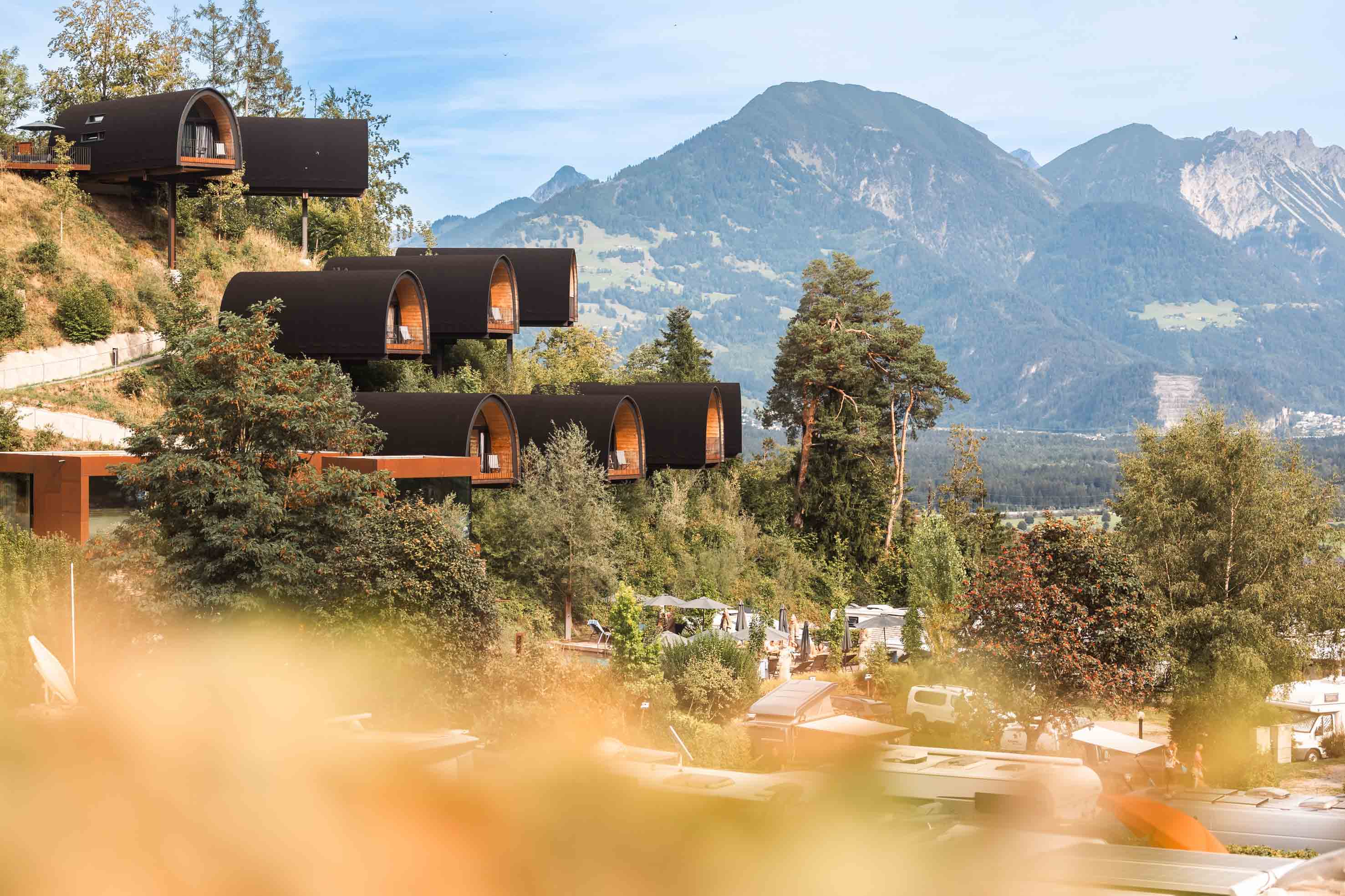 Glampingunterkunft: Himmelchalets am Alpencamping Nenzing  - Alpencamping Nenzing