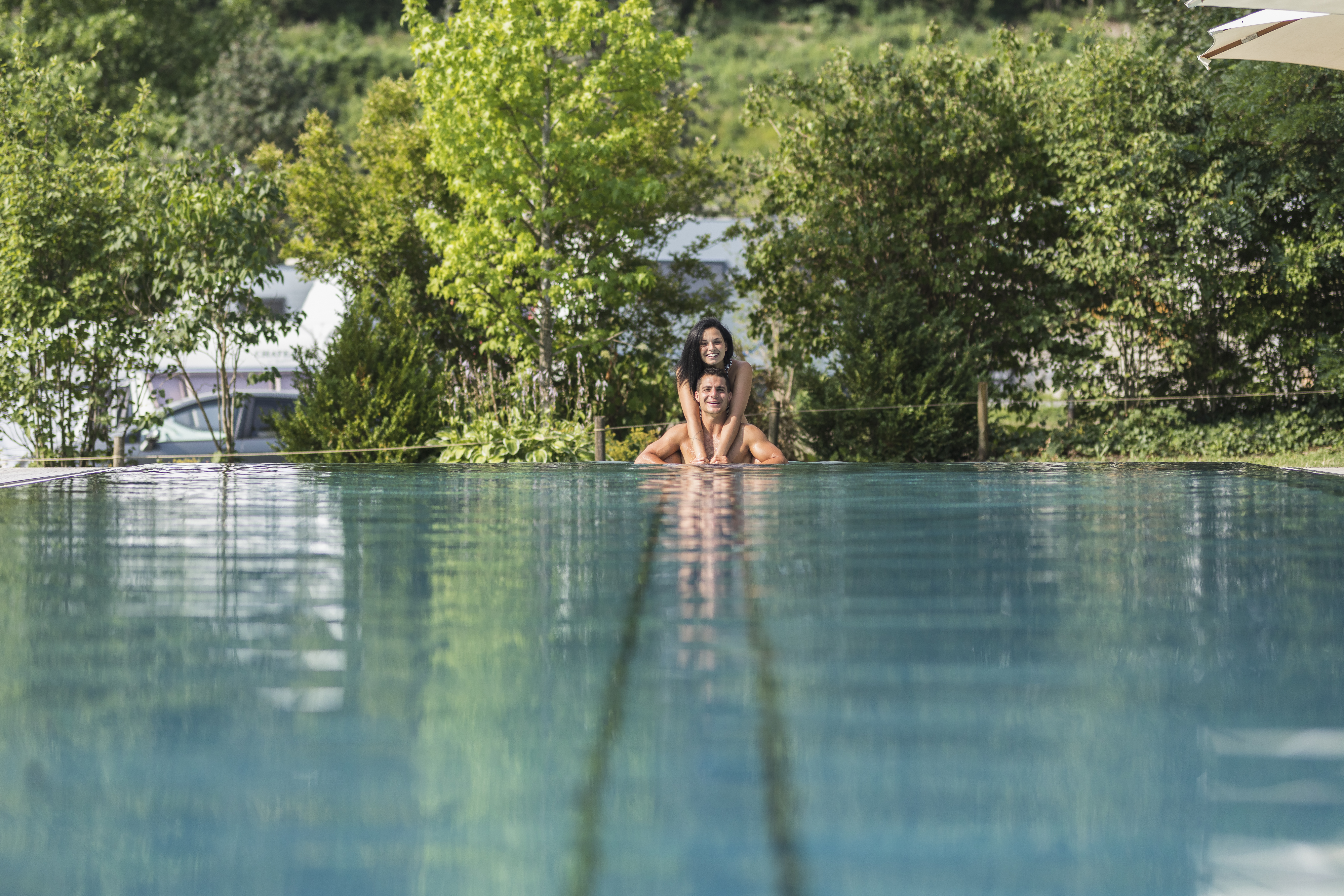 Glampingunterkunft: Wellness und Pools am Alpencamping Nenzing  - Alpencamping Nenzing