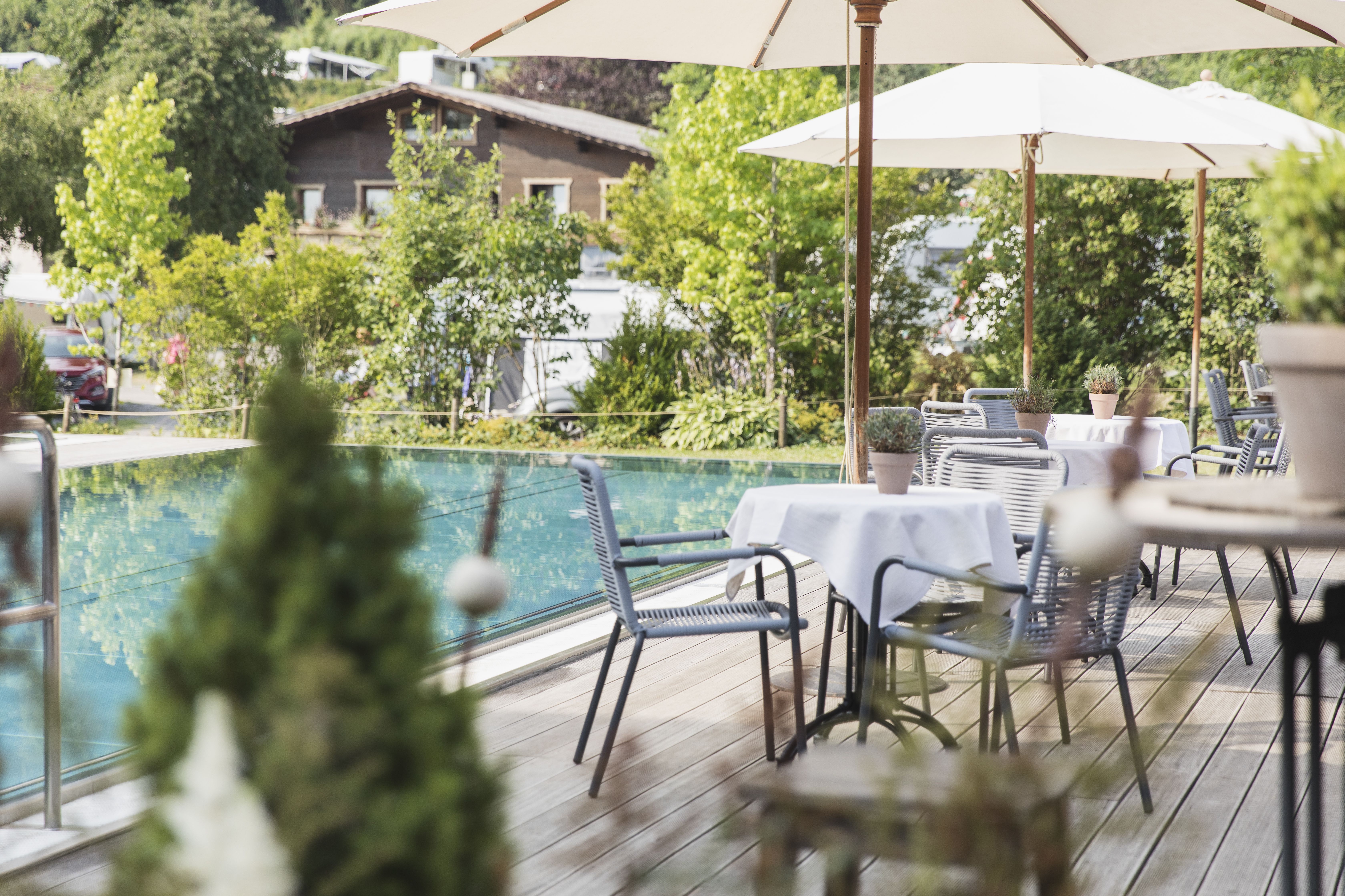 Glampingunterkunft: Restaurants und Pools am Alpencamping Nenzing  - Alpencamping Nenzing