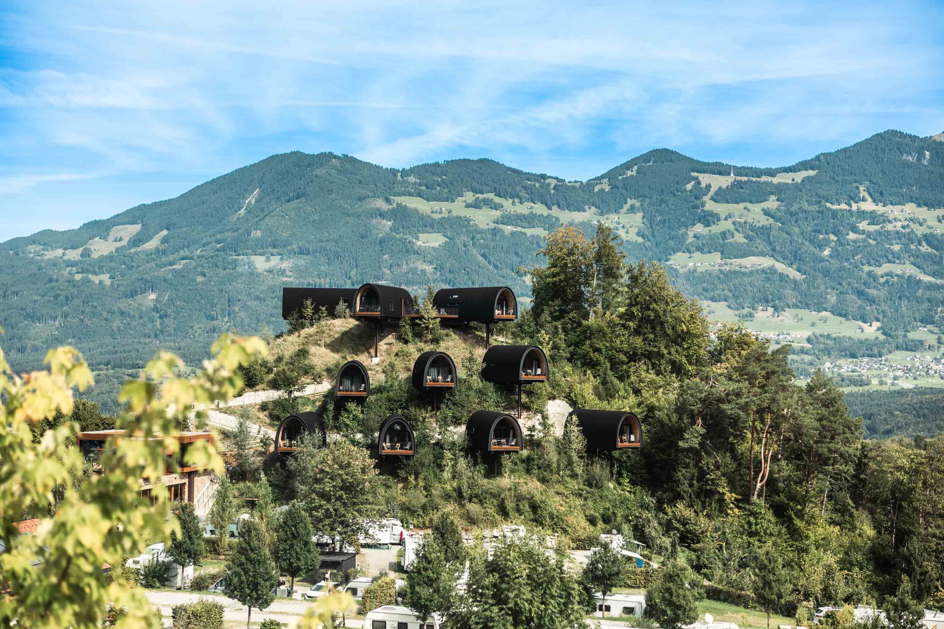 Glampingunterkunft: Himmelchalets am Alpencamping Nenzing  - Chalets