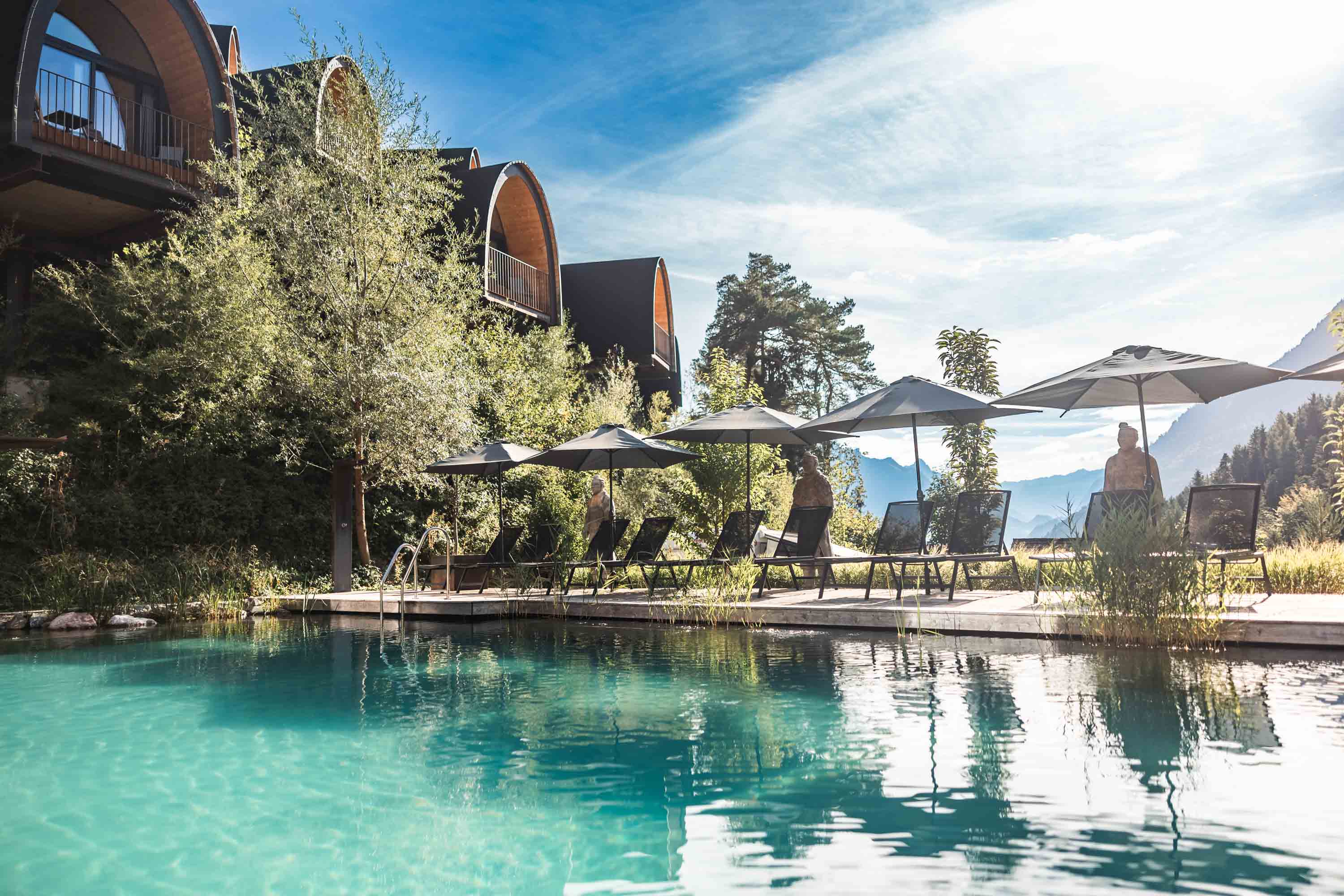 Glamping: Wellness und Pools am Alpencamping Nenzing - Alpencamping Nenzing