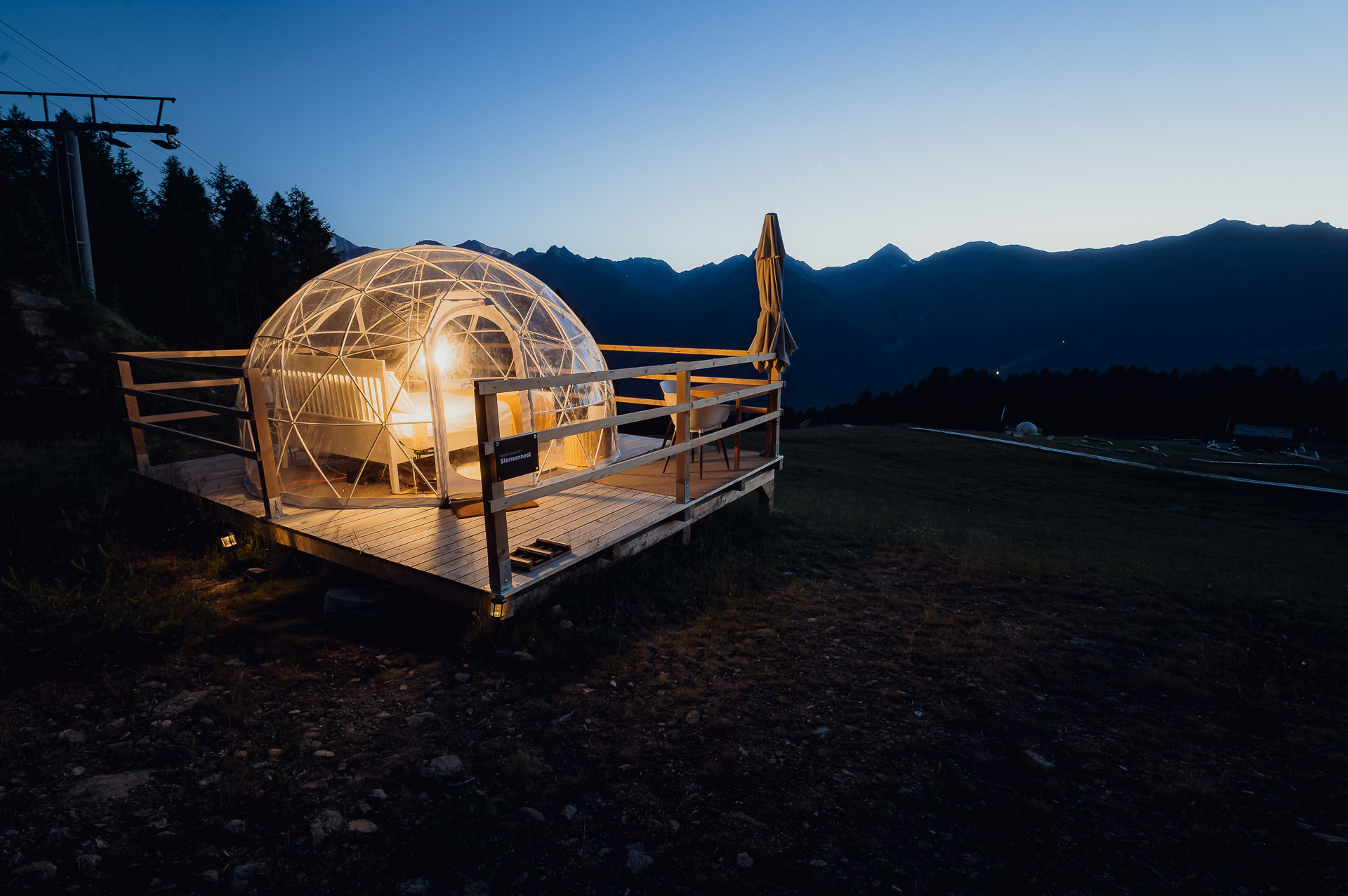 Glamping: Adventurly Pop-up Glamping Hannigalp