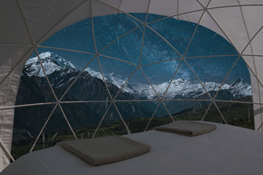 Glampingunterkunft: Adventurly Bubble-Suite