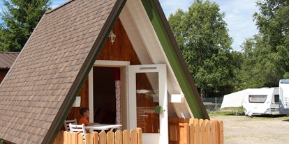 Luxuscamping - PLZ 79856 (Deutschland) - Mobiles "grünes" Ferienhäuschen auf dem Camping Bankenhof