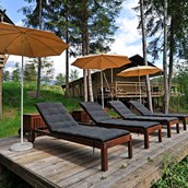 Luxuscamping: Safari-Lodge-Zelt "Zebra" - Safari-Lodge-Zelt "Zebra" am Nature Resort Natterer See