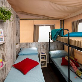 Glampingunterkunft: Schlafzimmer - Glamping Zelte auf Zaton Holiday Resort