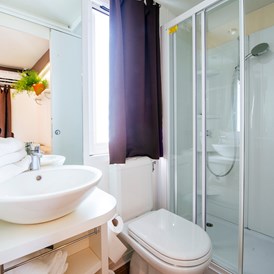 Glampingunterkunft: Badezimmer - Mobilheime auf Zaton Holiday Resort