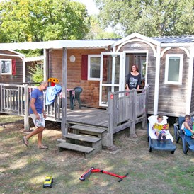 Glampingunterkunft: Cottage MARINA - Cottage MARINA auf Yelloh! Village Camping Resort & Spa Sylvamar