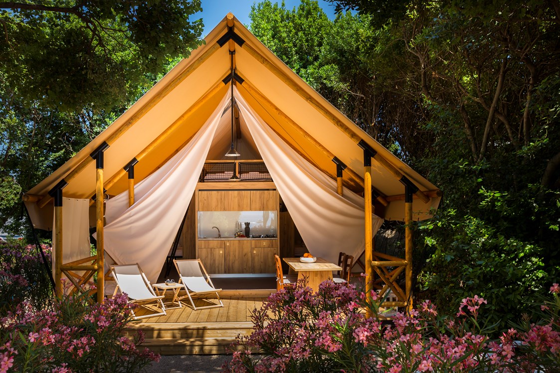 Glampingunterkunft: Fläche: 38 m² - Safari-Zelte auf Krk Premium Camping Resort