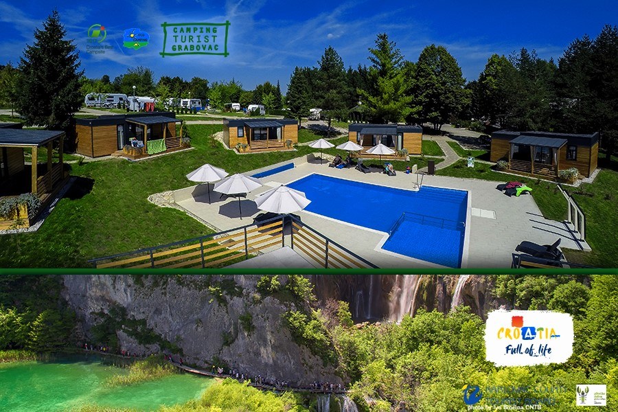 Glampingunterkunft: Doppelzimmer im Jelena Pavillon auf Plitvice Holiday Resort
