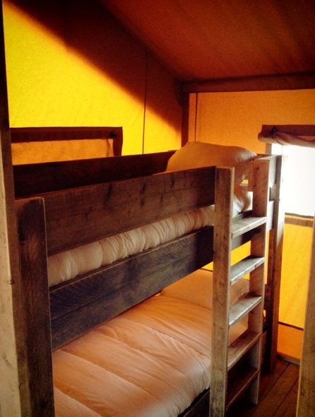 Glampingunterkunft: Comfort Lodge Zelte