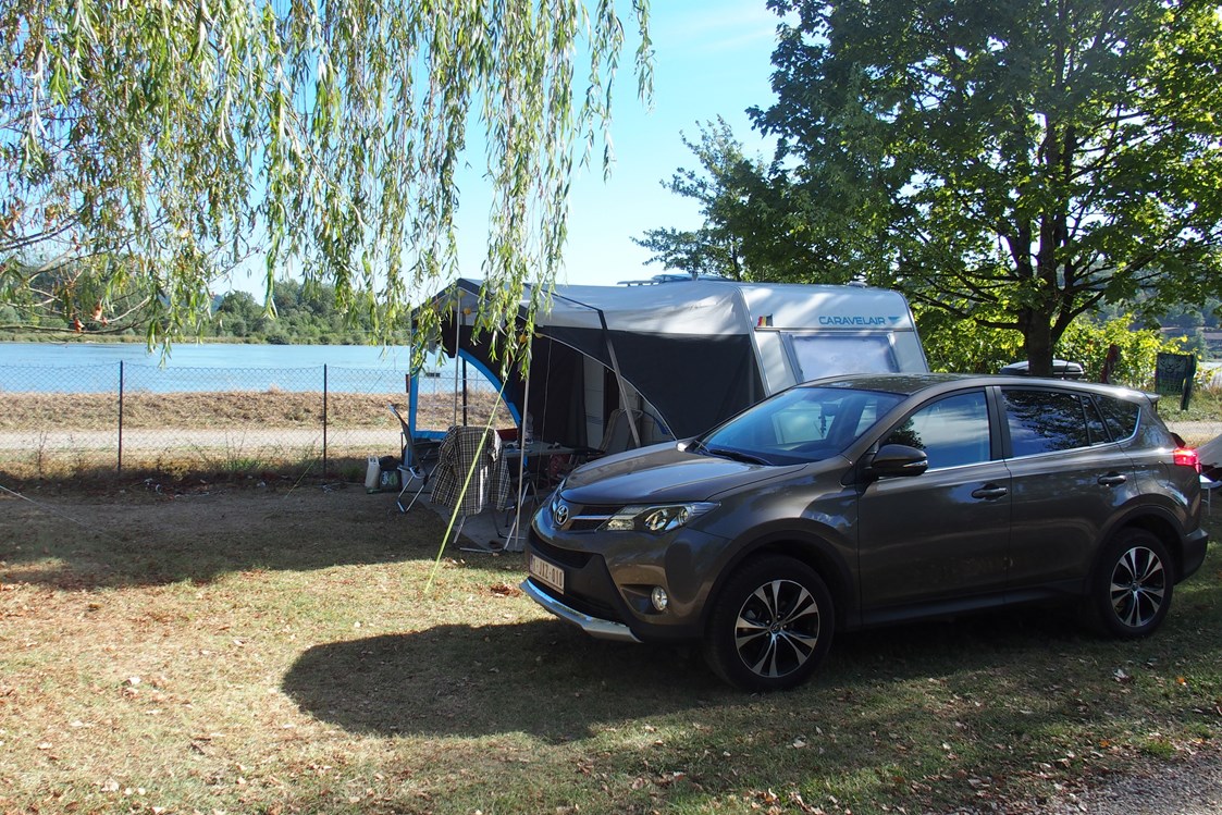 Glampingunterkunft: Mobil Home Fluvial am Camping Ile De La Comtesse
