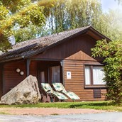 Luxuscamping: Ferienhaus Typ B auf Camping- und Ferienpark Teichmann