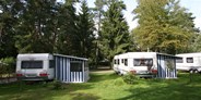 Luxuscamping - Lüneburger Heide - Chalets Wrogewald - Wohnwagen Typ 2 am Südsee-Camp