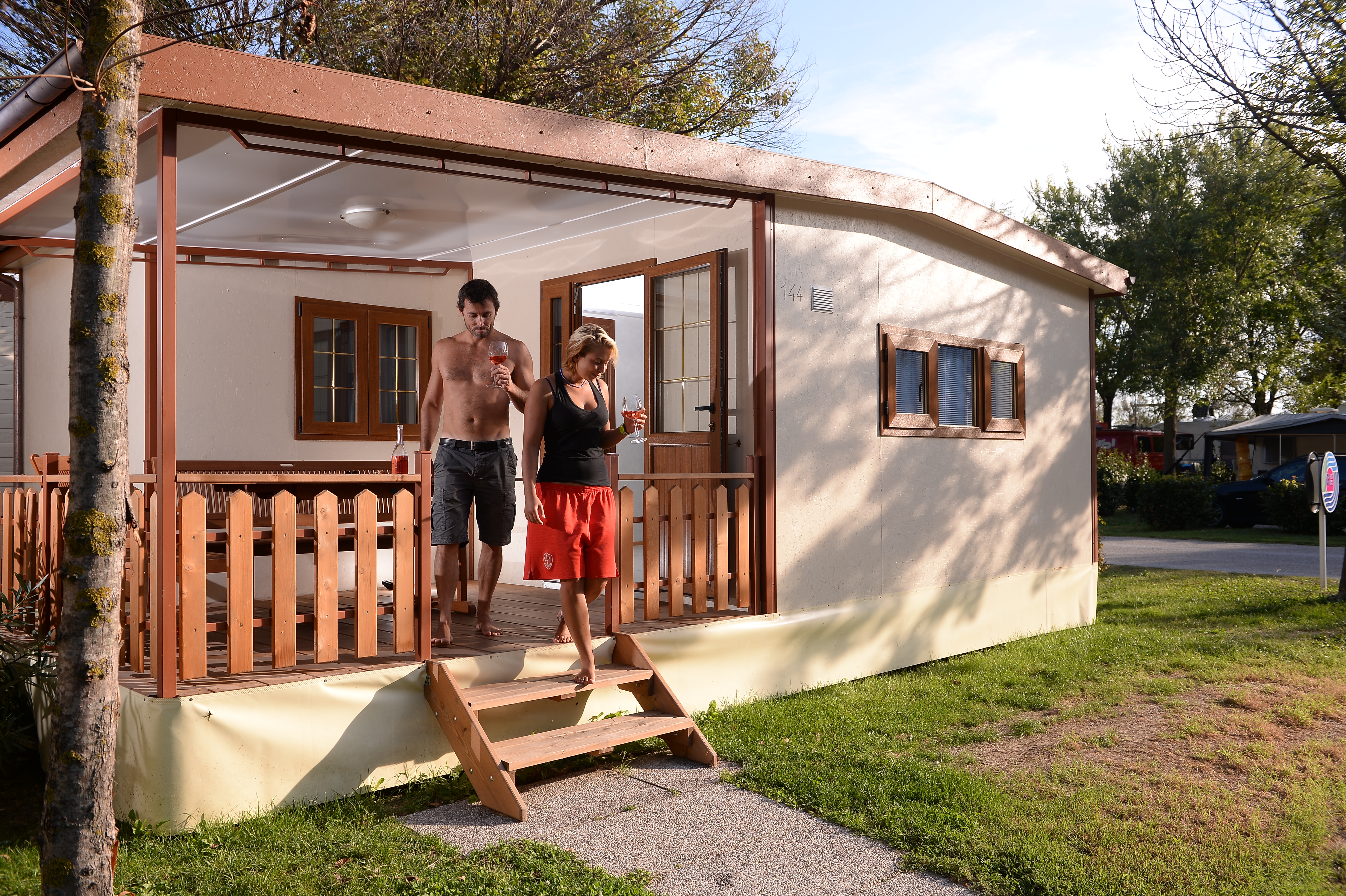 Glampingunterkunft: Chalet