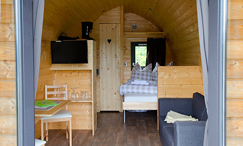 Luxuscamping - Art der Unterkunft: Schlaffass - Camping Odersbach Campingpod
