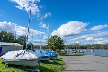 Glampingunterkunft: Bootsliegeplätze - Baumhaus im Hafencamp Senftenberger See