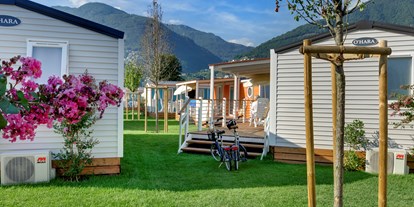 Luxuscamping - Tessin - Bungalow - Campofelice Camping Village Bungalow AZALEA 4 auf Campofelice Camping Village