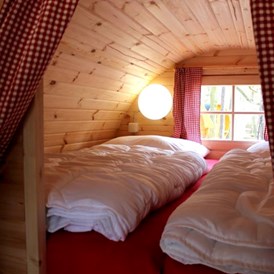 Glampingunterkunft: 2x2m Schlafbereich - Campingfässer auf Camping Pommernland