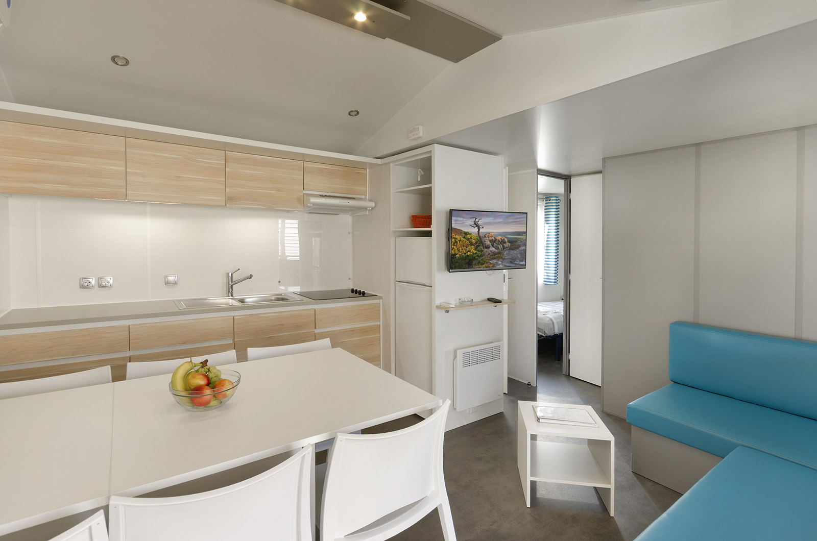 Luxury camping - Switzerland - Wohnbereich - Campofelice Camping Village Bungalow AZALEA 2 auf Campofelice Camping Village