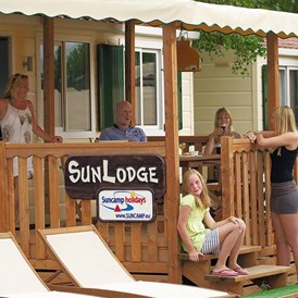 Glampingunterkunft: Sunlodge Maple Mobilheim - SunLodge Maple von Suncamp auf Campeggio Barco Reale