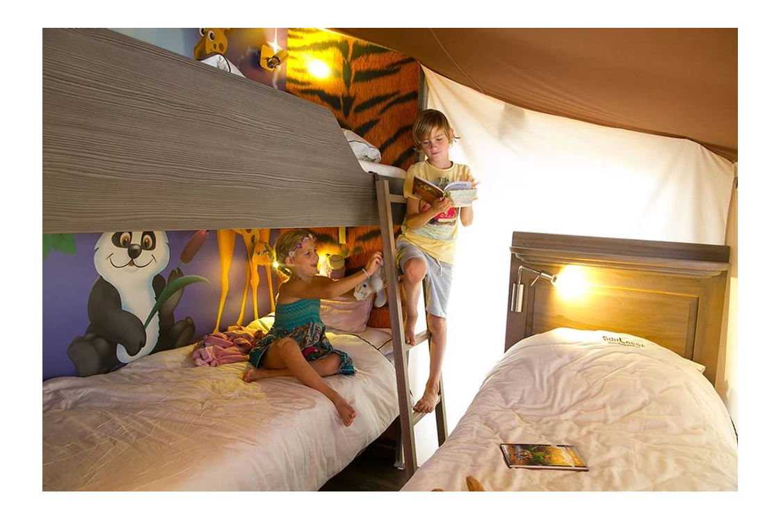 Glampingunterkunft: Kinderzimmer - SunLodge Jungle von Suncamp auf Union Lido