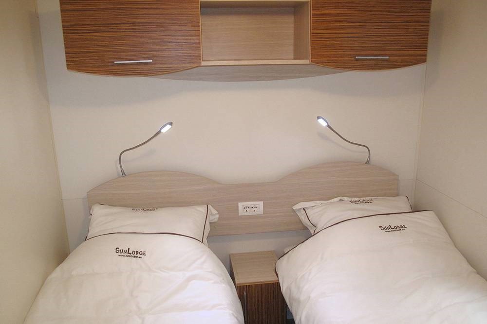 Glampingunterkunft: Einzelbetten - SunLodge Aspen von Suncamp auf Camping Resort Krk