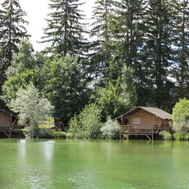 Glampingunterkunft: Neu unsere zwei Zeltlodges - Zelt Lodges Campingplatz Ammertal