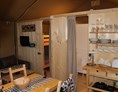 Glampingunterkunft: Zeltlodges 5x5m - Zelt Lodges Campingplatz Ammertal
