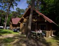 Glampingunterkunft: Blockhaus für 2-4 Personen - Finnische Blockhäuser auf Camping Pommernland 