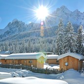 Glampingunterkunft - Dolomiti Lodges - Caravan Park Sexten