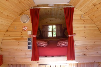 Glampingunterkunft: Schlaffass auf Camping Schwabenmühle