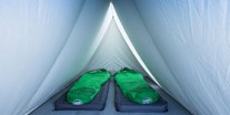 Luxuscamping - Wallis - Shelter innen - Pop-Up Hotel am Camping Attermenzen