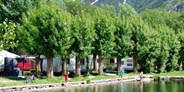 Luxuscamping - PLZ 3970 (Schweiz) - Direkt am Wasser - Chalet am Camping Swiss-Plage