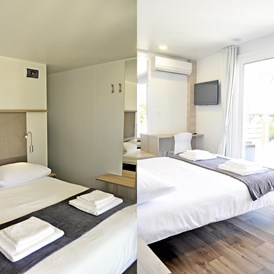 Glampingunterkunft: Bed and breakfast mobile home - B&B Suite Mobileheime für 2 Personen mit eigenem Garten