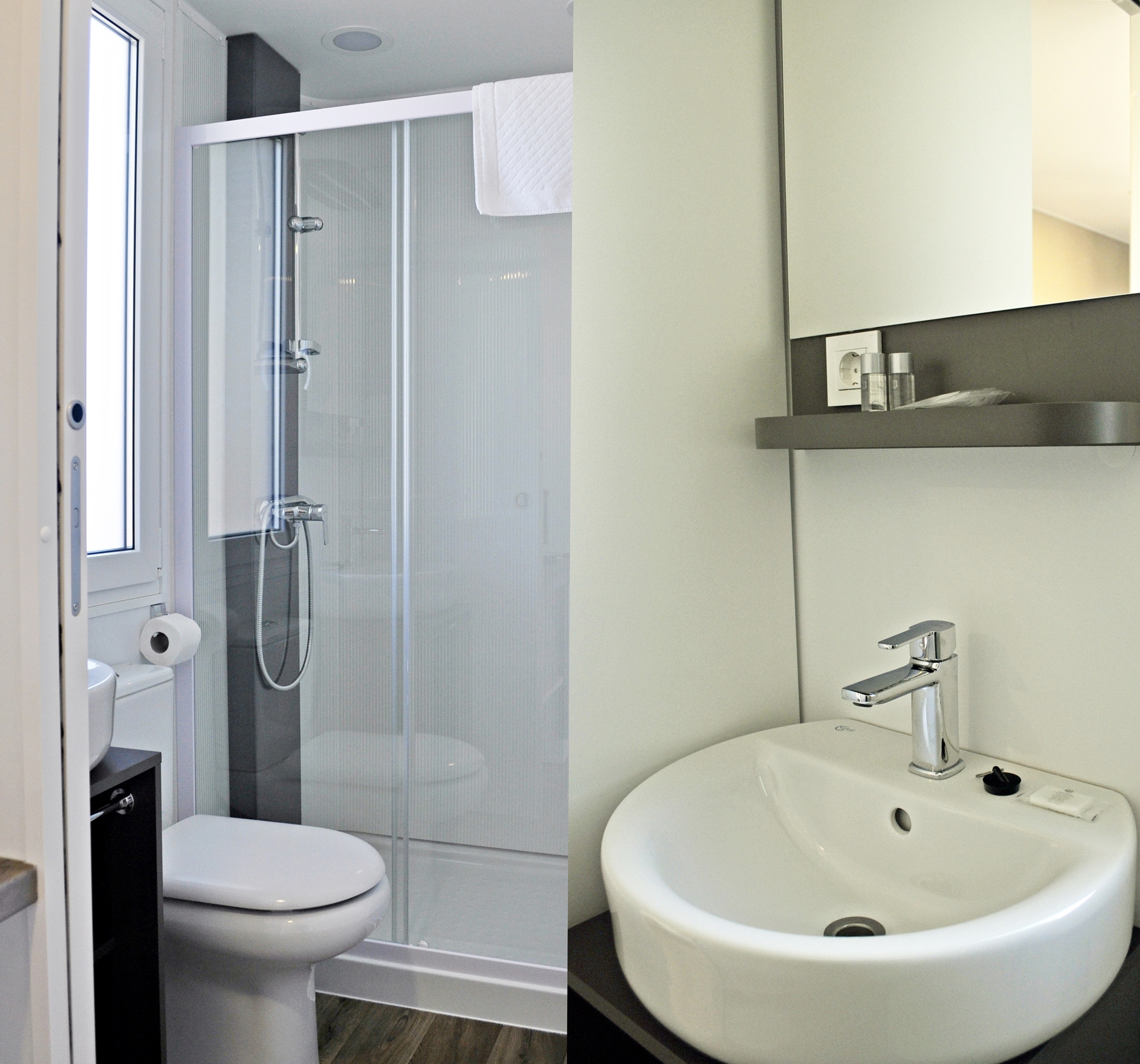 Glampingunterkunft: Bed and breakfast mobile home - B&B Suite Mobileheime für 2 Personen mit eigenem Garten