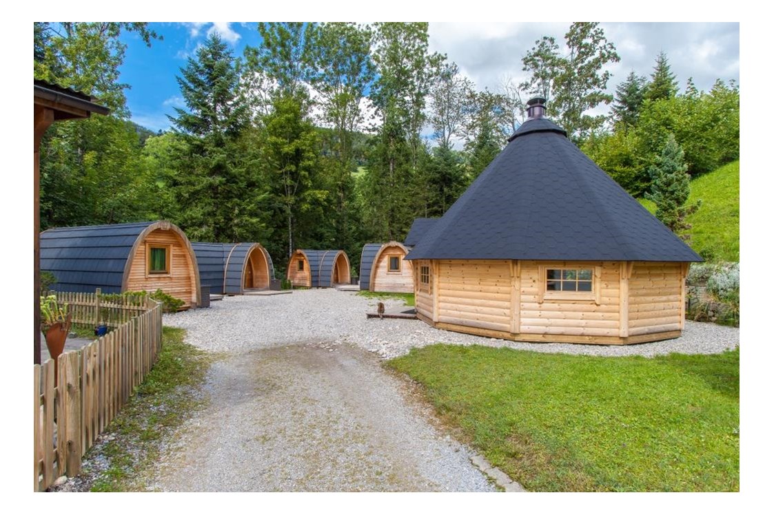 Glampingunterkunft: Iglu-Dorf - PODhouse - Holziglu gross auf Camping Atzmännig