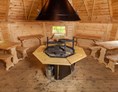 Glampingunterkunft: Innenansicht Grillkota - PODhouse - Holziglu gross auf Camping Atzmännig